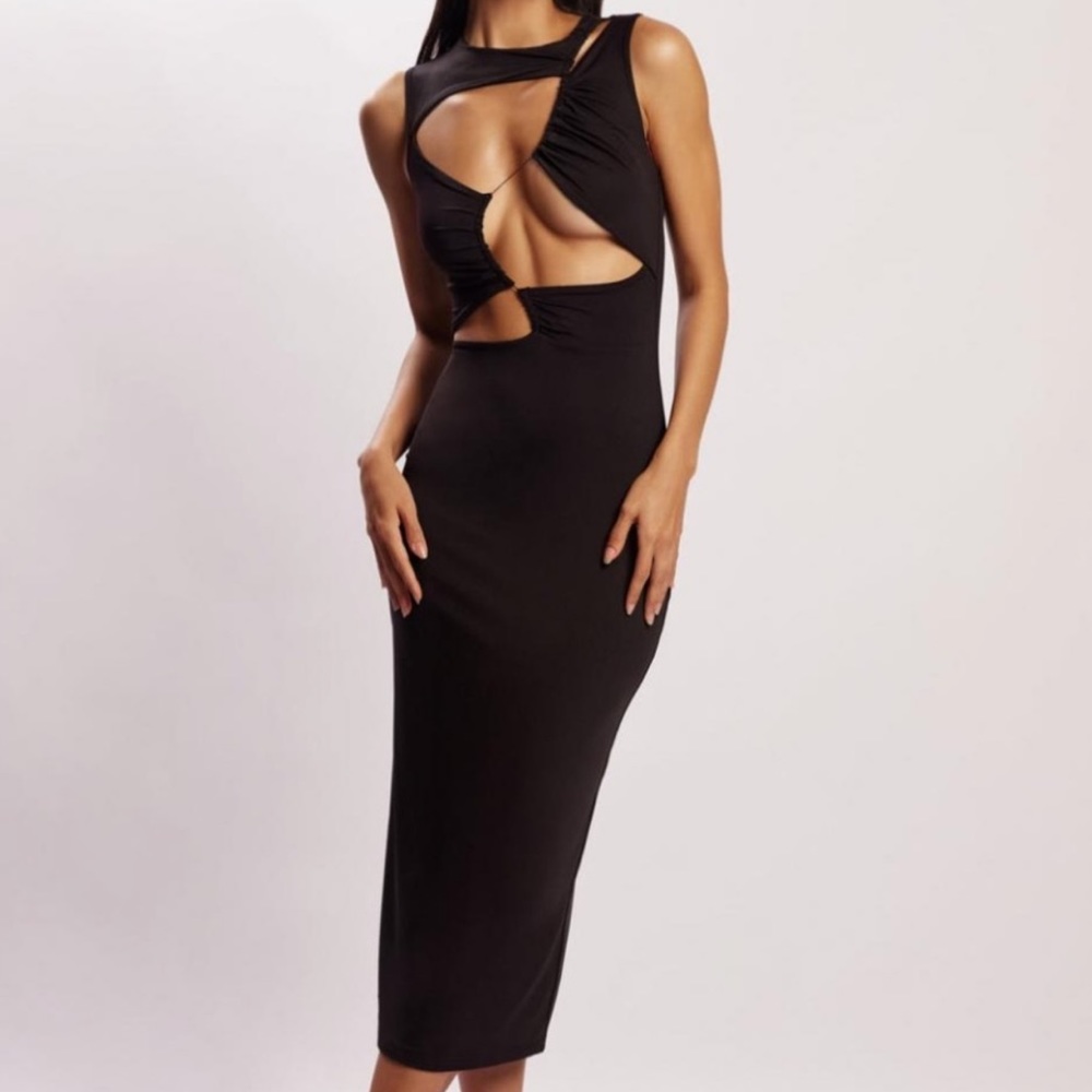 NEW! Meshki ‘Bea’ cut out midi dress